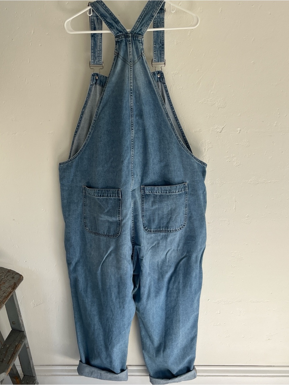 GAP Light Wash Denim Overalls - Picture 4 of 4